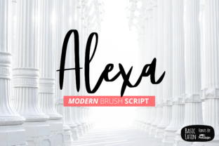 Alexa: A Modern Handwritten Font for Editorial Elegance