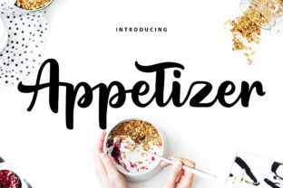 Appetizer: A Distinct, Elegant Script for Modern Branding