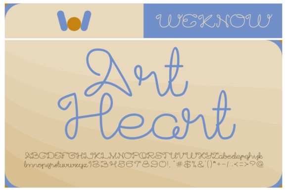 Art Heart: A Premium Script Font Review