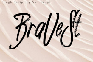 Bravest: A Fun and Quirky Script Font for Crafters