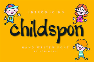 Childspon: A Versatile Script Font for Business Branding