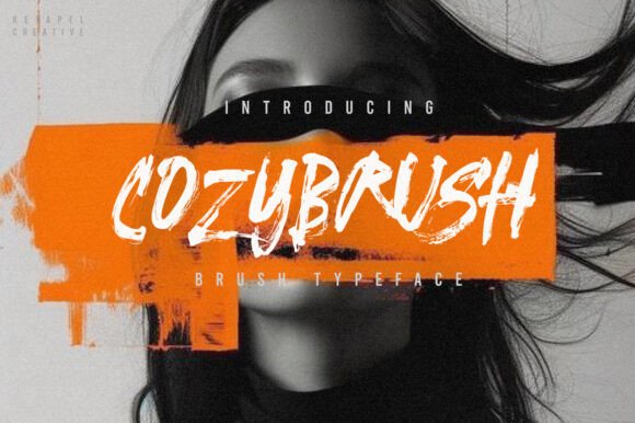 Cozybrush: A Bold and Authentic Script Font for Editorial Design