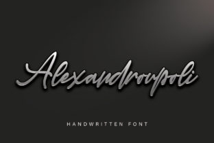 Discover Alexandroupoli: A Modern Script Font for Web Design