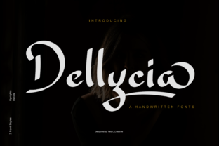 Discover Dellycia: A Playful Handwritten Font for Creative Projects