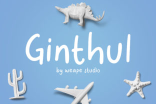 Discover Ginthul: A Playful Handwritten Font for Editorial Design
