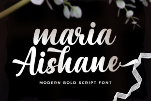 Discover Maria Aishane: A Graceful Script Font