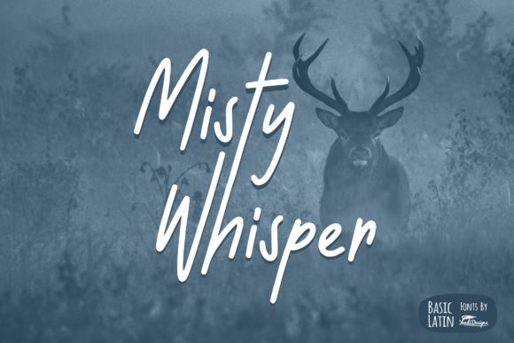 Elevate Your Design with Misty Whisper: A Charming Handwritten Font