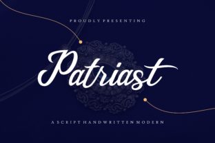 Elevate Your Web Design with Patriast, the Elegant Script Font