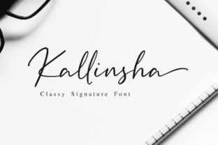 Enhance Your Brand with Kallinsha, the Elegant Handwritten Font