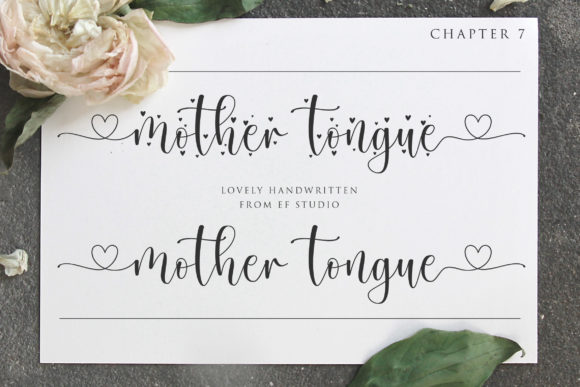 Enhance Your Brand with Mother Tongue Font