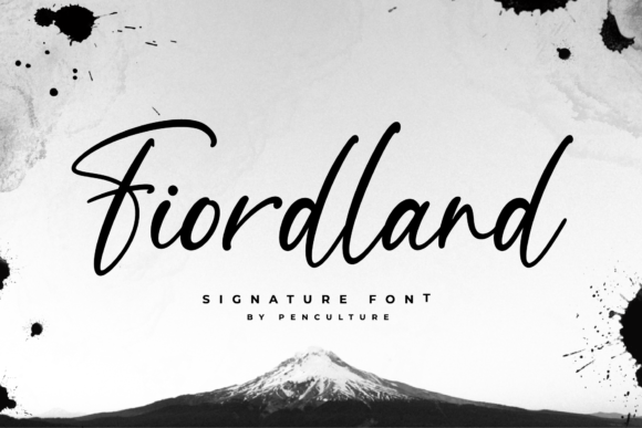 Fiordland: A Charming Script Font for Crafters and Creators