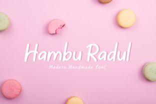 Hambu Radul: A Modern Handwritten Font for Web Design