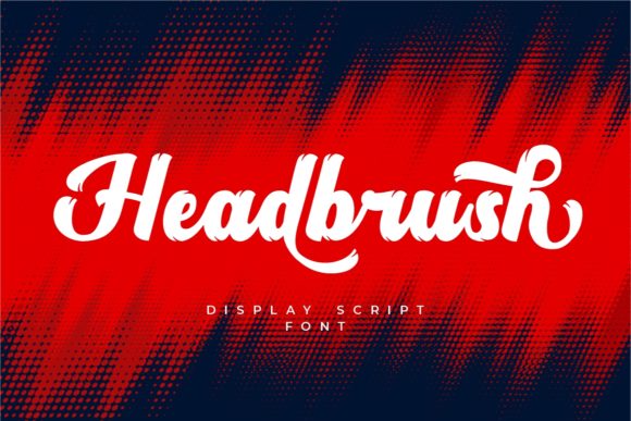 Headbrush: A Handwritten Font for Editorial Elegance