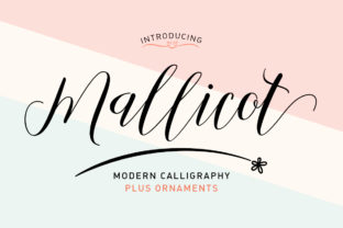 Mallicot: A Modern Script Font for Engaging Campaigns