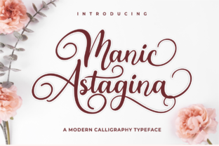 Manic Astagina: A Charming Script Font for Editorial Elegance