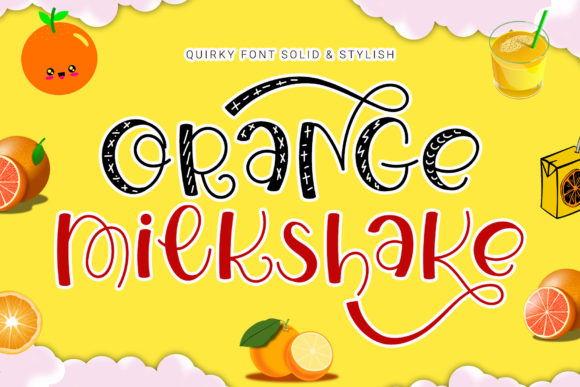 Orange Milkshake: A Bold and Sophisticated Font for Branding
