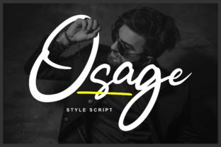 Osage: A Playfully Modern Script Font for Editorial Design