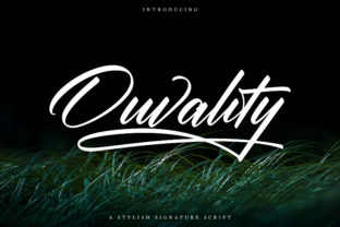 Ouvality: A Modern Handwritten Font for Editorial Elegance