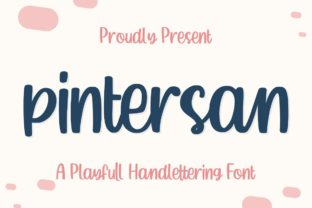 Pintersan: The Friendly Handwritten Font for Engaging Visuals