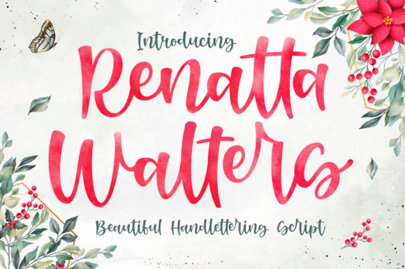Renatta Walters: A Font for Elegant Editorial Design
