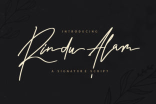 Rindu Alam: A Versatile Script Font for Engaging Visuals