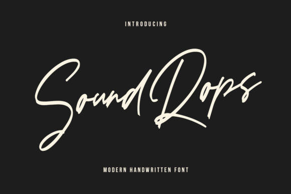 Soundrops: Elevate Your Campaign with a Handwritten Font
