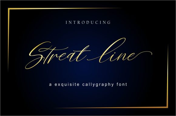 Streat Line: A Versatile Script Font for Modern Branding