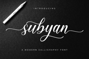 Subyan: The Perfect Script Font for Eye-Catching Campaigns