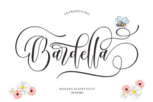 Transform Your Brand with Bardella: A Charming Script Font