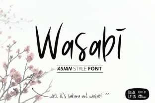 Wasabi: A Handwritten Font for Modern Branding